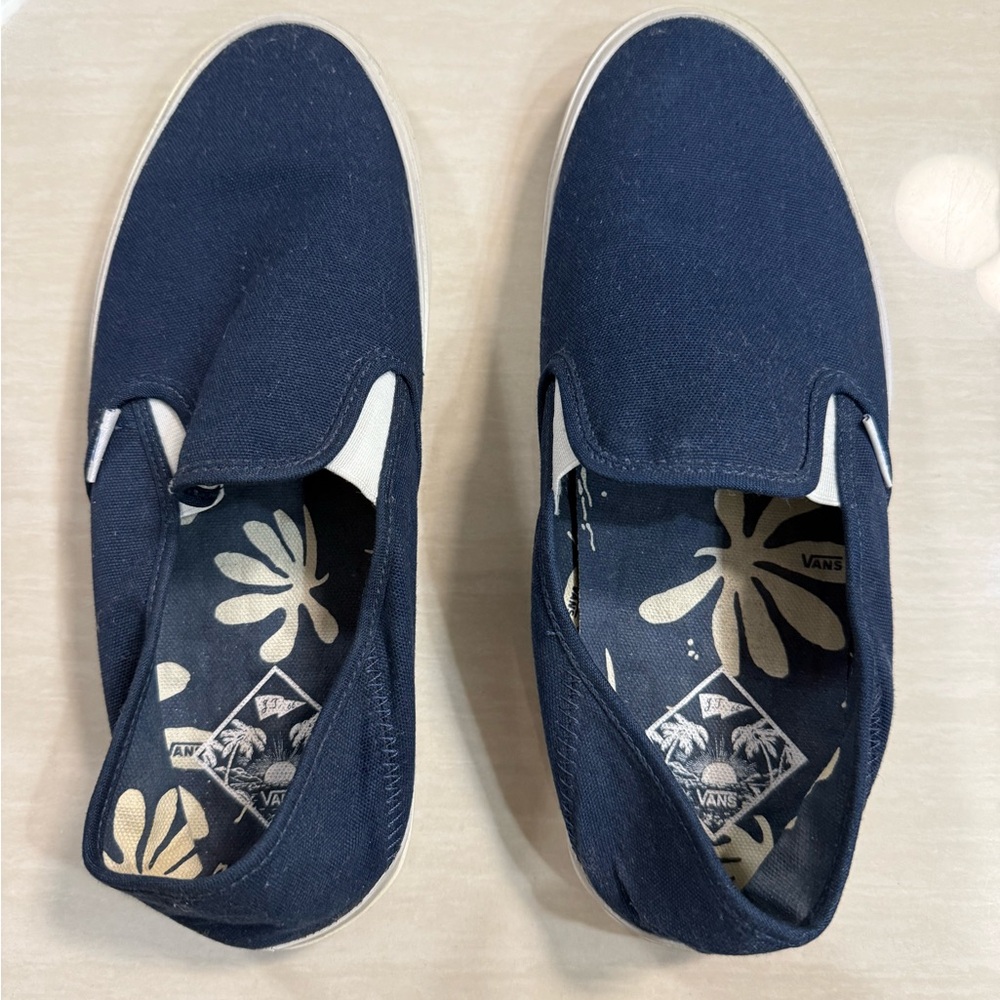 Vans Dark Blue Slip-On Shoes